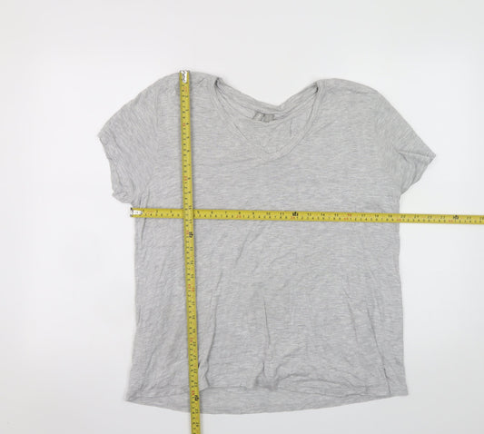 Womens UK Size 12 ASOS Grey Basic T-Shirt