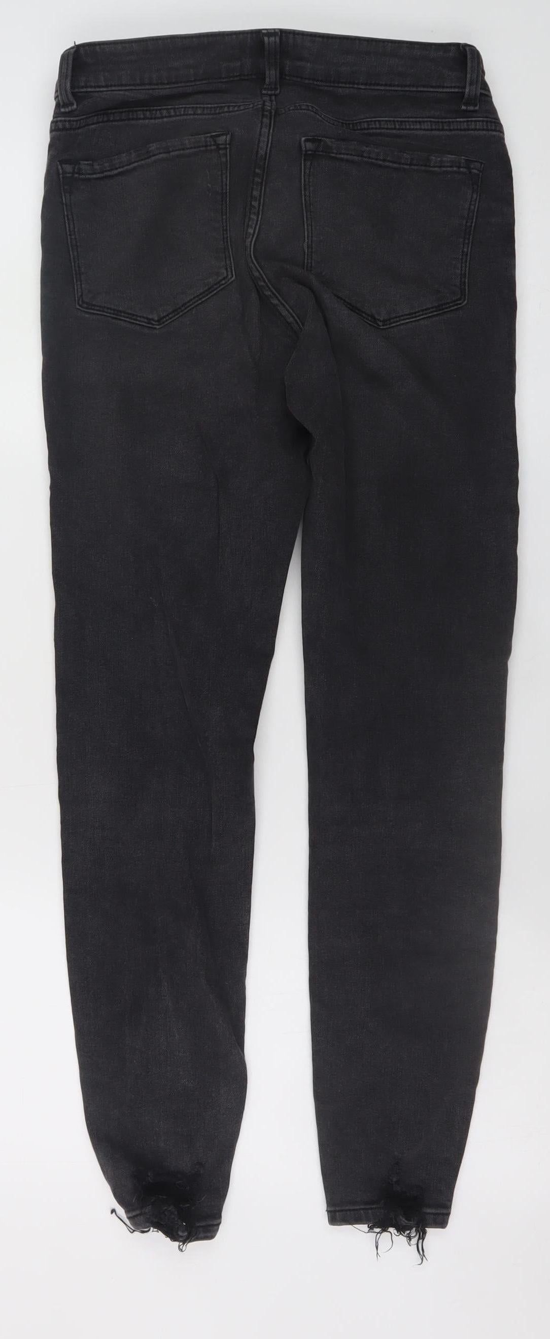 Womens UK Size 10 Denim Co Slim Fit Skinny Black Jeans