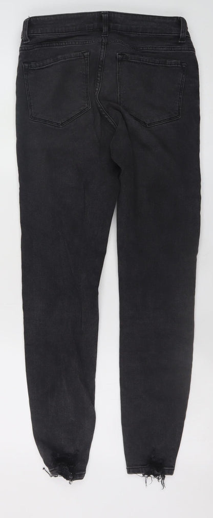 Womens UK Size 10 Denim Co Slim Fit Skinny Black Jeans