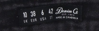Womens UK Size 10 Denim Co Slim Fit Skinny Black Jeans