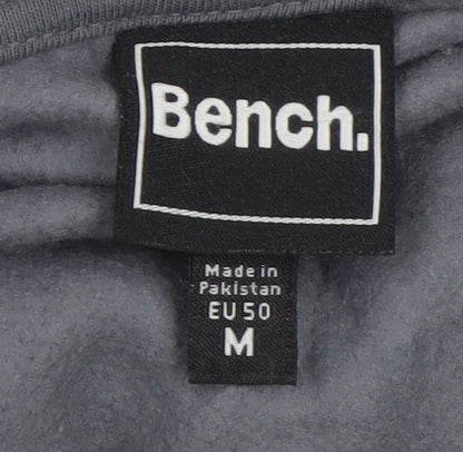 Mens UK Size M Bench Grey Pullover Hoodie