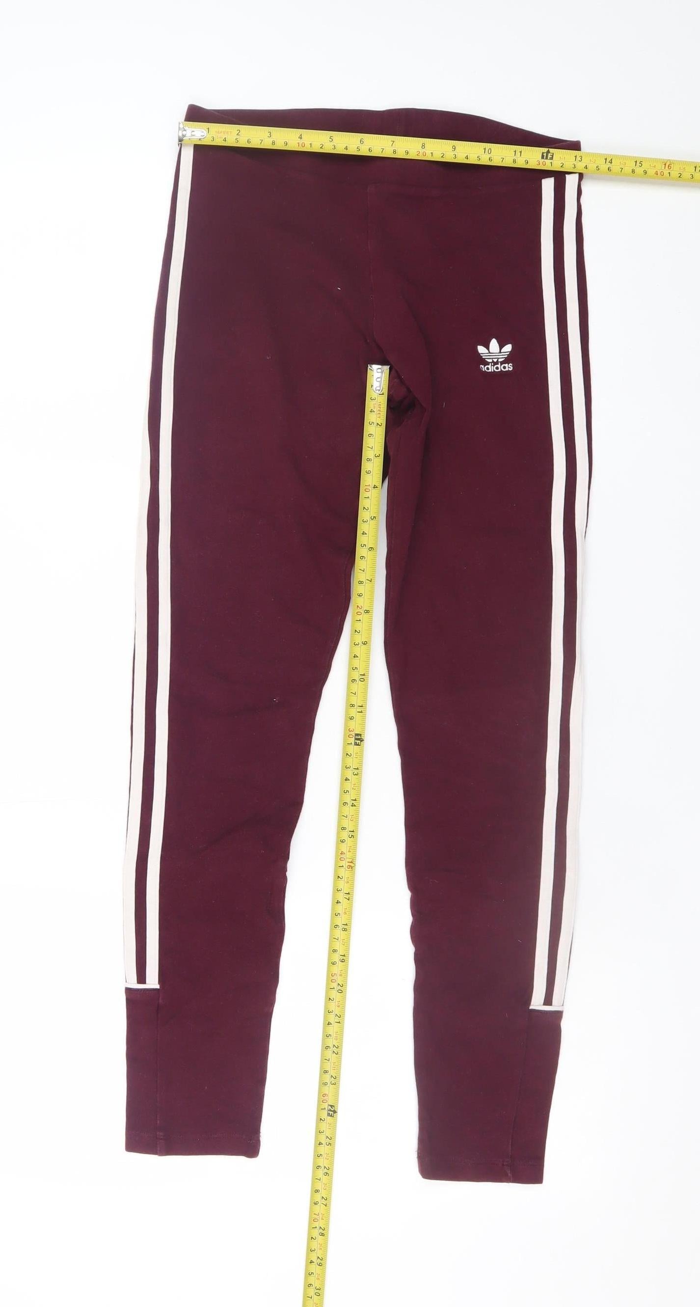 Womens UK Size 8 adidas  Leggings Brown Leggings