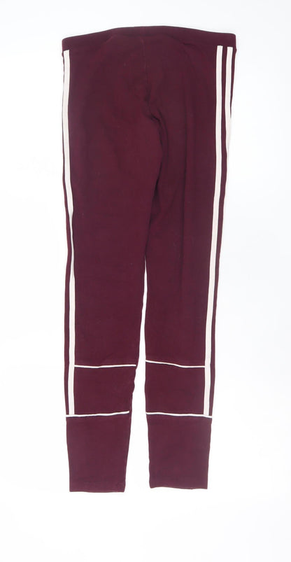 Womens UK Size 8 adidas  Leggings Brown Leggings