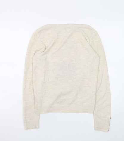 Next Women’s Beige Dog Christmas Jumper Size 8