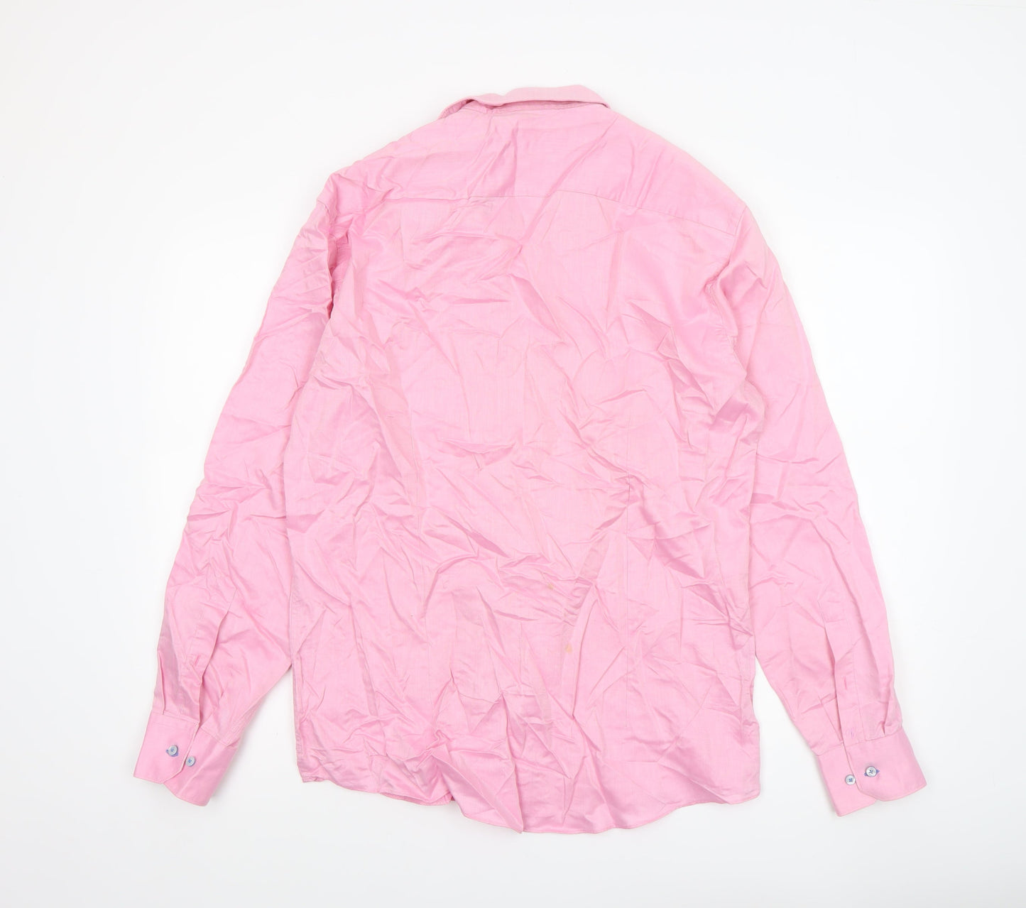 Mens UK Collar Size L Venti Smart Pink  Dress Shirt