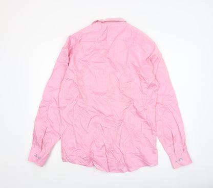 Mens UK Collar Size L Venti Smart Pink  Dress Shirt