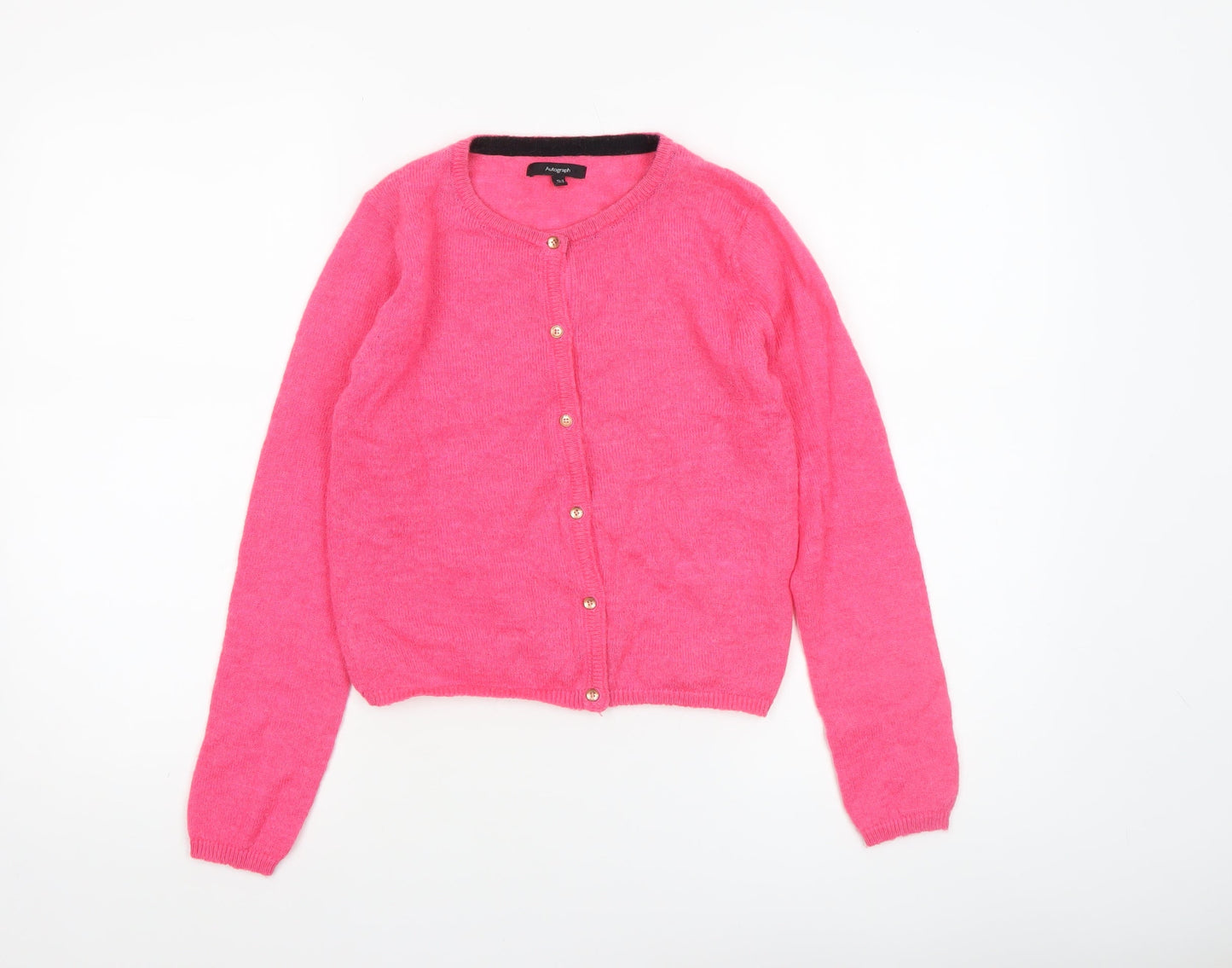 Girls UK Size 10-11 Years Marks and Spencer Pink Cardigan Jumper