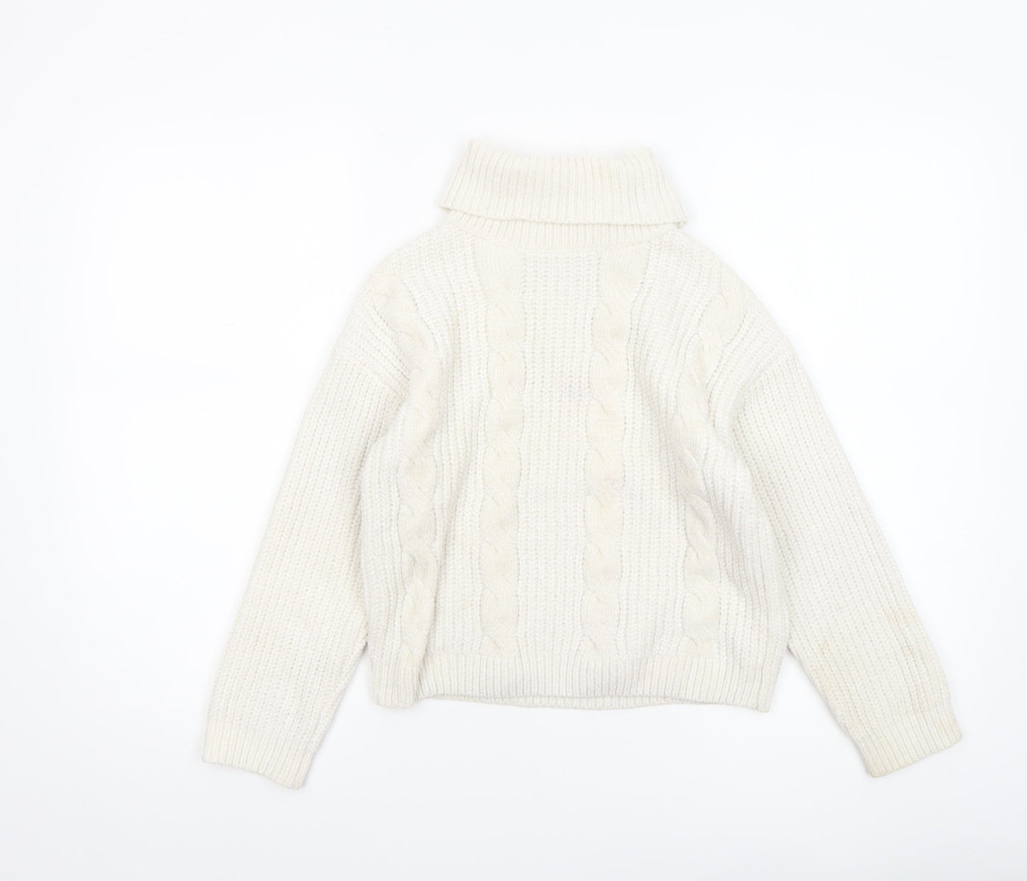Girls UK Size 8-9 Years Primark Ivory Pullover Jumper