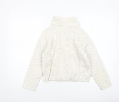 Girls UK Size 8-9 Years Primark Ivory Pullover Jumper