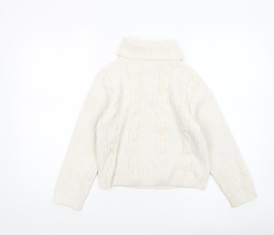 Girls UK Size 8-9 Years Primark Ivory Pullover Jumper
