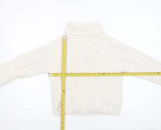 Girls UK Size 8-9 Years Primark Ivory Pullover Jumper