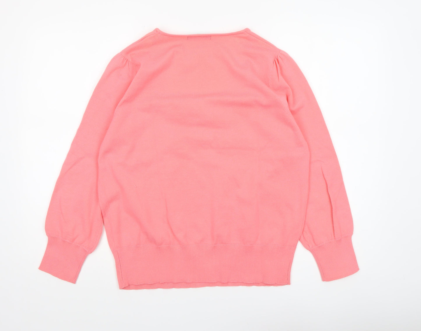Womens UK Size L Dunnes Pink Pullover Jumper