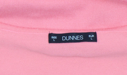 Womens UK Size L Dunnes Pink Pullover Jumper