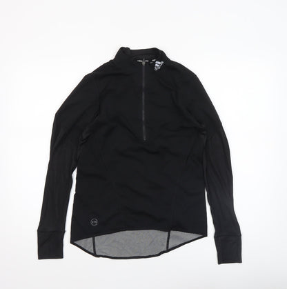 Womens UK Size M adidas Black Cycling Long Sleeve T-Shirt