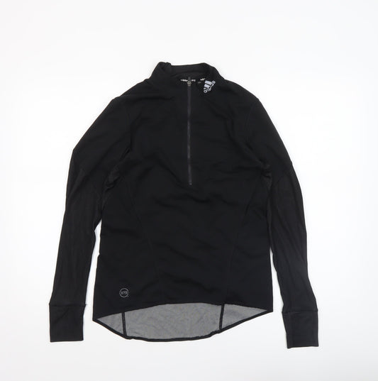 Womens UK Size M adidas Black Cycling Long Sleeve T-Shirt