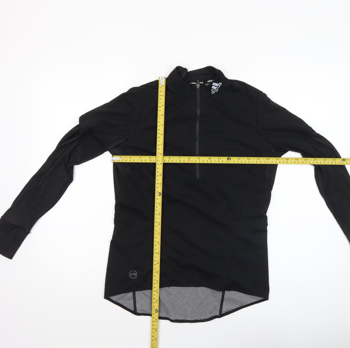 Womens UK Size M adidas Black Cycling Long Sleeve T-Shirt