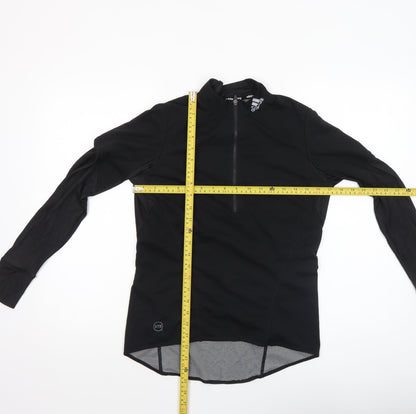 Womens UK Size M adidas Black Cycling Long Sleeve T-Shirt