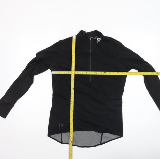 Womens UK Size M adidas Black Cycling Long Sleeve T-Shirt