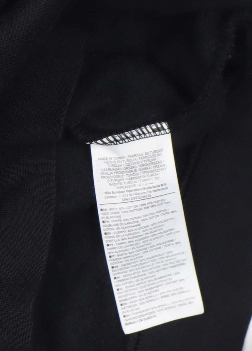 Mens UK Size S Nike Black Pullover Hoodie