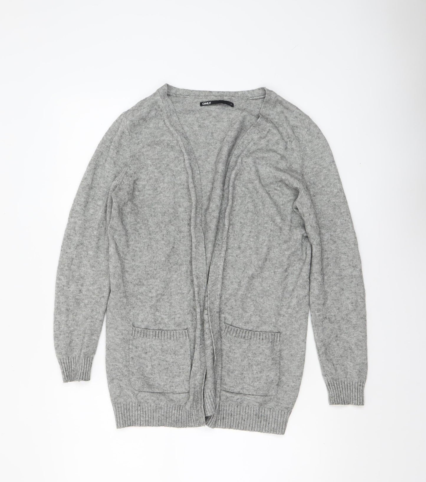 Womens UK Size S Only Grey Cardigan Jumper