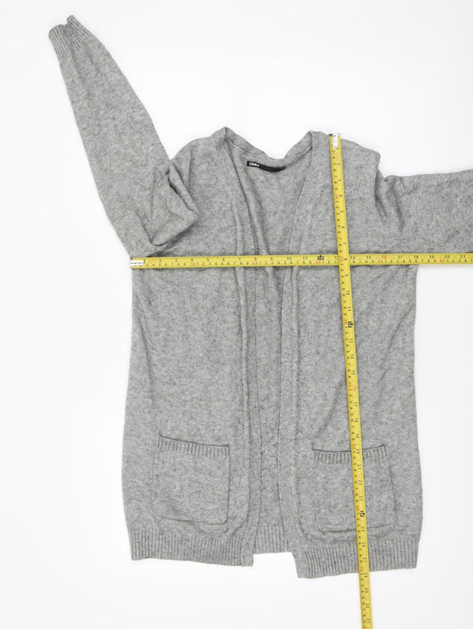 Womens UK Size S Only Grey Cardigan Jumper
