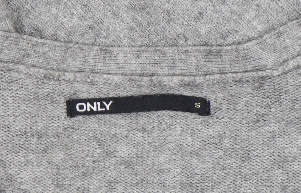 Womens UK Size S Only Grey Cardigan Jumper