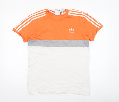 Mens UK Size M adidas Orange  T-Shirt