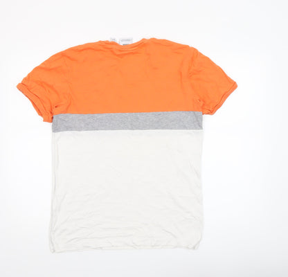 Mens UK Size M adidas Orange  T-Shirt