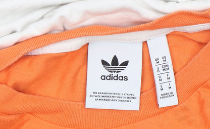 Mens UK Size M adidas Orange  T-Shirt