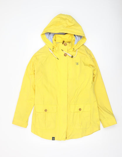 Womens UK Size 10 LIGHTHOUSE Yellow Rain Coat