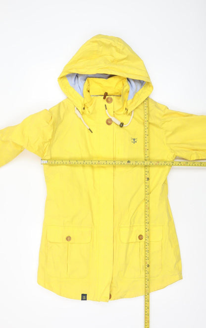 Womens UK Size 10 LIGHTHOUSE Yellow Rain Coat