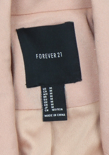 Womens UK Size M FOREVER 21 Regular Beige Blazer