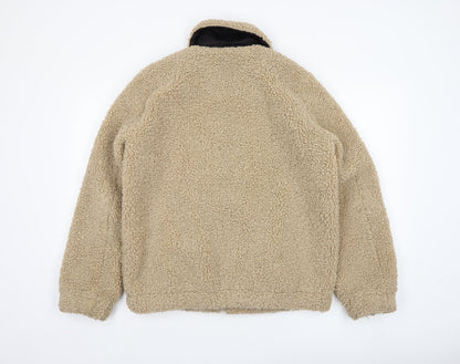 Womens UK Size M Noisy may Beige Bomber Jacket