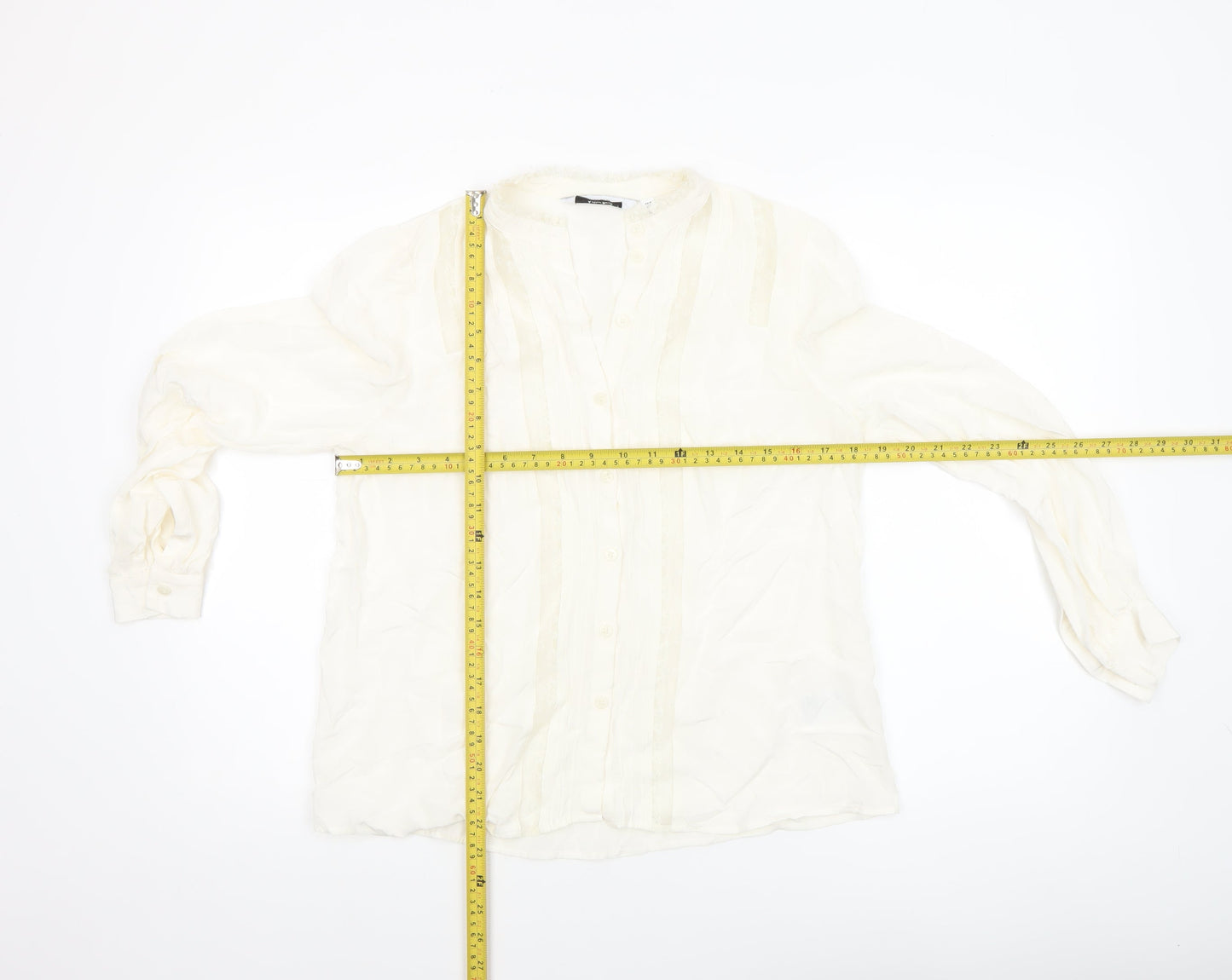 Womens UK Size 8 & Other Stories Ivory Tunic Blouse