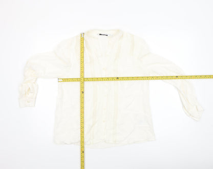 Womens UK Size 8 & Other Stories Ivory Tunic Blouse