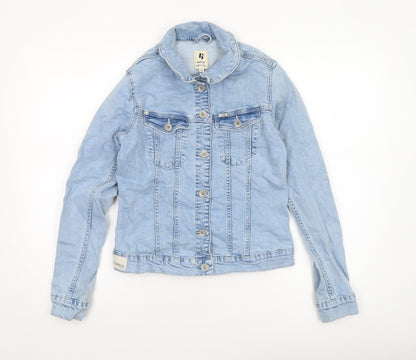 Womens UK Size M Garcia Blue Basic Jacket