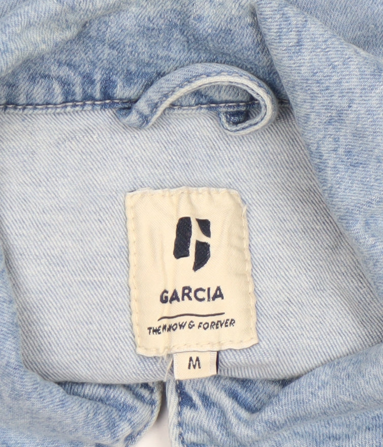 Womens UK Size M Garcia Blue Basic Jacket