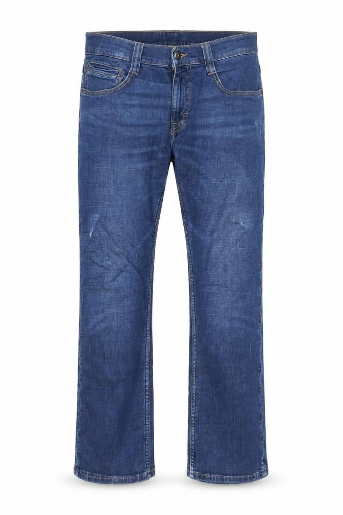 Mens UK Size L Mustang Regular Fit Bootcut Blue Jeans