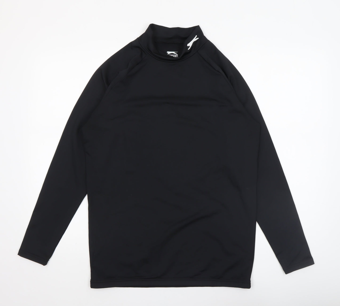Mens UK Size L Slazenger Black Running & Jogging Gym & Training Football T-Shirt