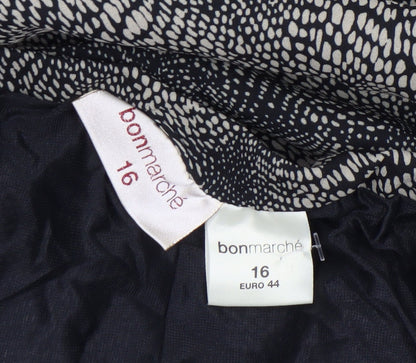 Womens UK Size 16 Bonmarché A-Line Chiffon Skirt