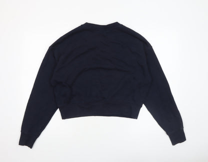 Womens UK Size L Champion Black Pullover Sweatshirt
