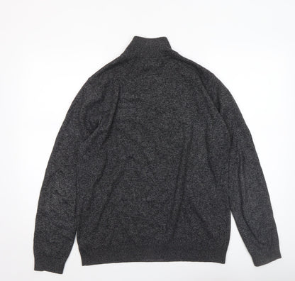 Mens UK Size M NEXT Grey Full Zip Jumper