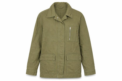 Womens UK Size XS Primark Green Military Jacket
