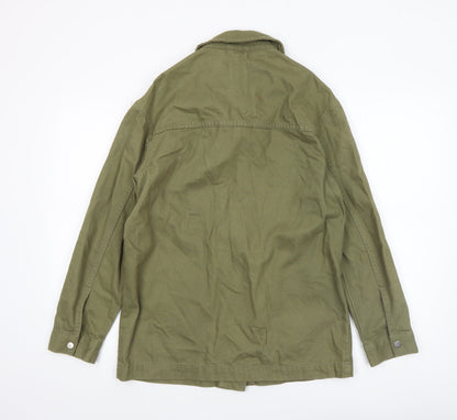 Womens UK Size XS Primark Green Military Jacket
