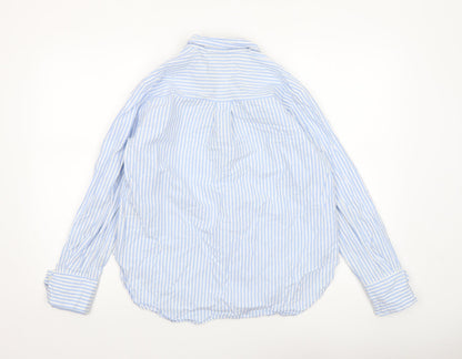 Womens UK Size S Paul Costelloe Living Studio Blue Basic Blouse