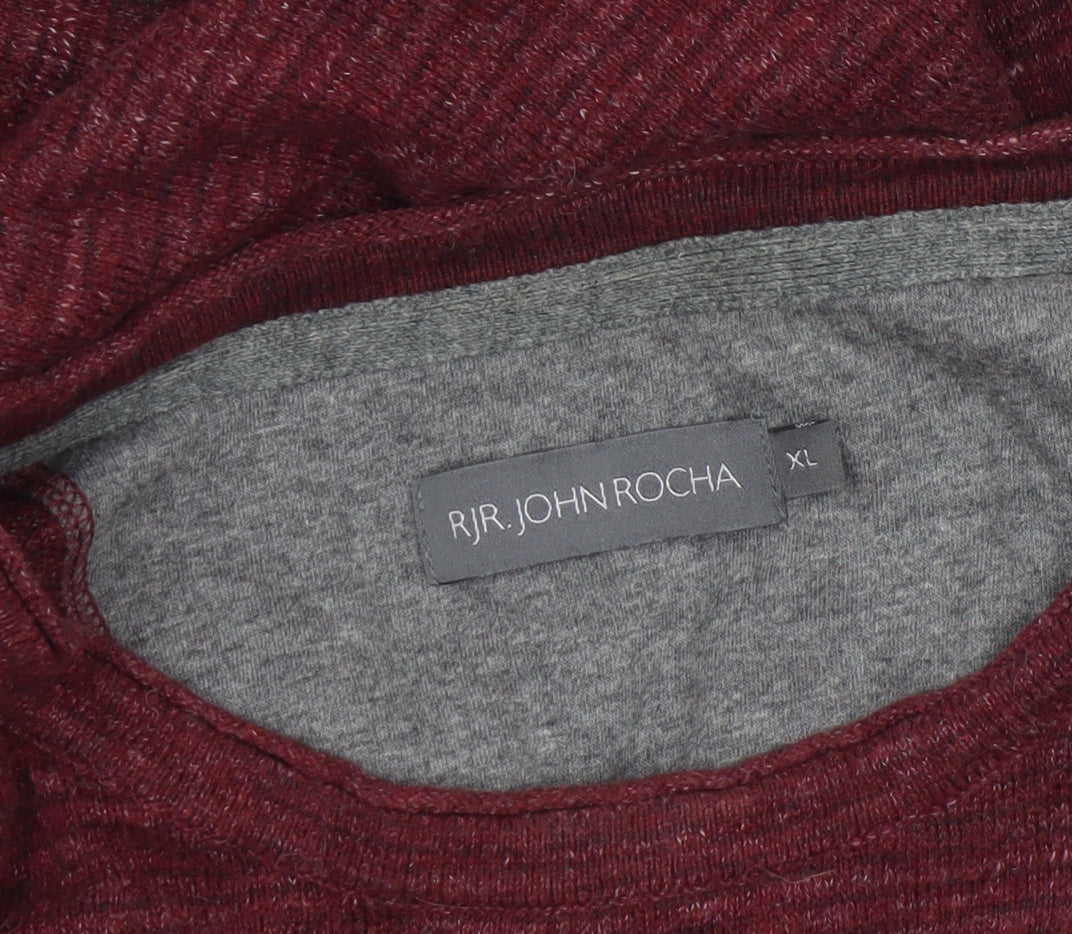 Mens UK Size XL RJR John Rocha Red Pullover Jumper