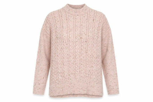 Womens UK Size M b.young Pink Pullover Jumper