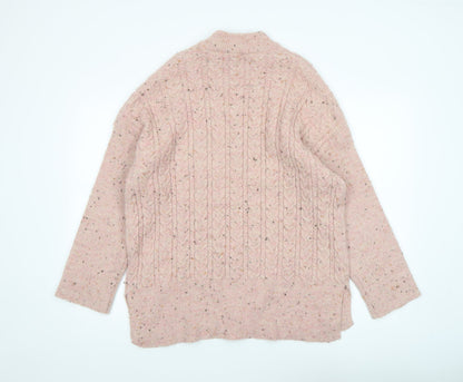 Womens UK Size M b.young Pink Pullover Jumper