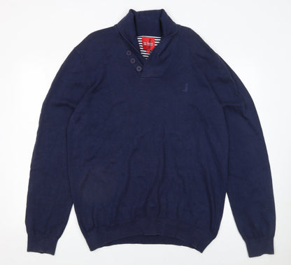 Mens UK Size XL 6th Sense Blue Pullover Jumper