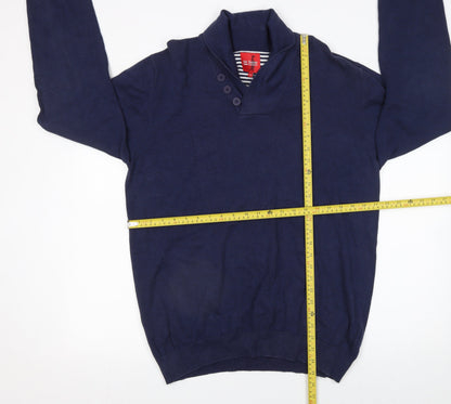 Mens UK Size XL 6th Sense Blue Pullover Jumper
